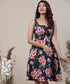 Princess Line Scoop Neck Sleeveless Dress